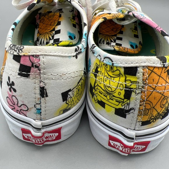 Vans Spongebob sneaker Airbrush men's shoes size mn-6.0,  wmn-7.5 - Picture 7 of 8